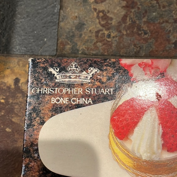 Christopher Stuart Vintage Royal Bone China Cake Server in original box EUC - Picture 2 of 3